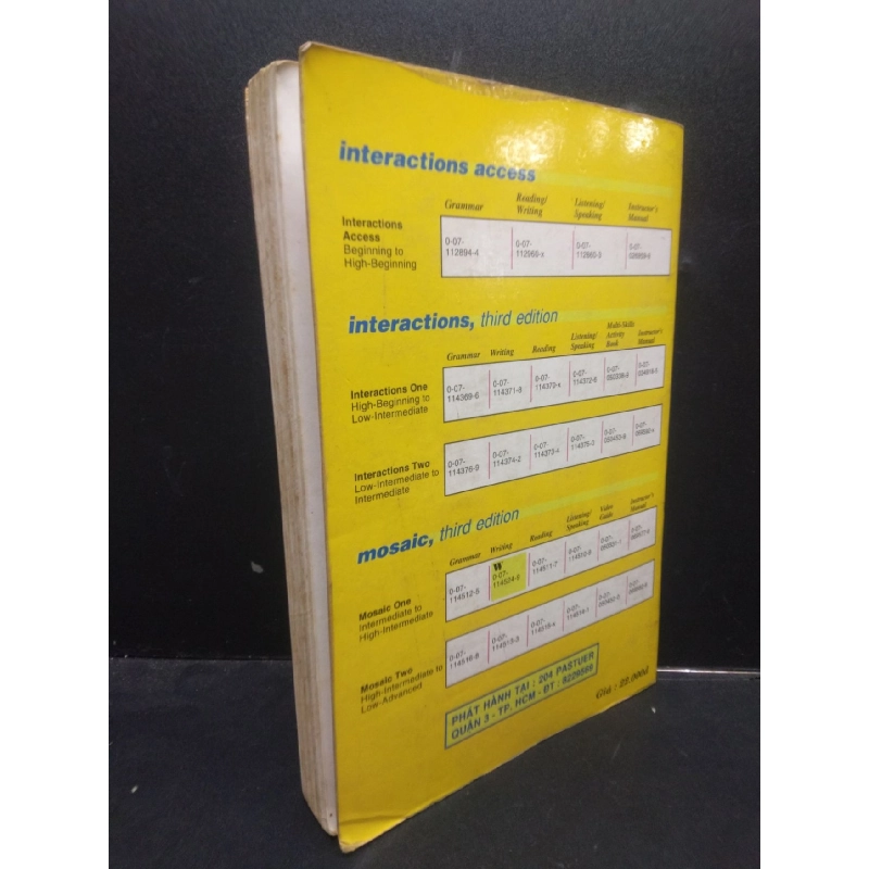 A content based grammar - Mosaic one 2001 mới 60% ố vàng có viết HCM2504 chuyên môn ngoại ngữ 913994