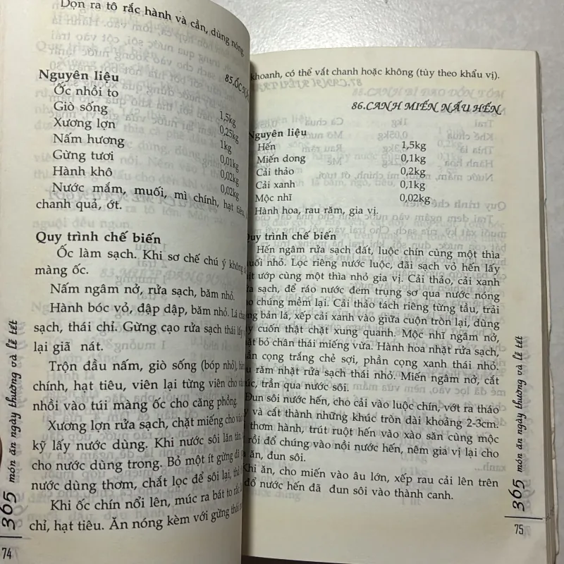 365 món ăn ngày thường và lễ tết 758154
