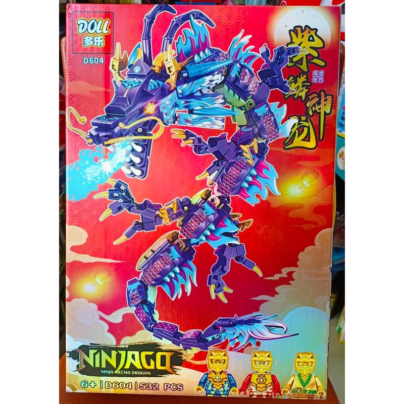 Đồ chơi lắp ráp Ninja Rồng Doll D604 Mecha Dragon 145609