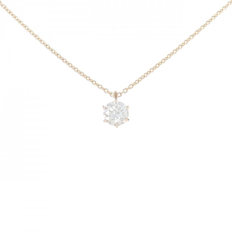 Dây chuyền kim cương K18PG 0.404CT H VS2 Tốt - Hàng hiệu Chính hãng 876064