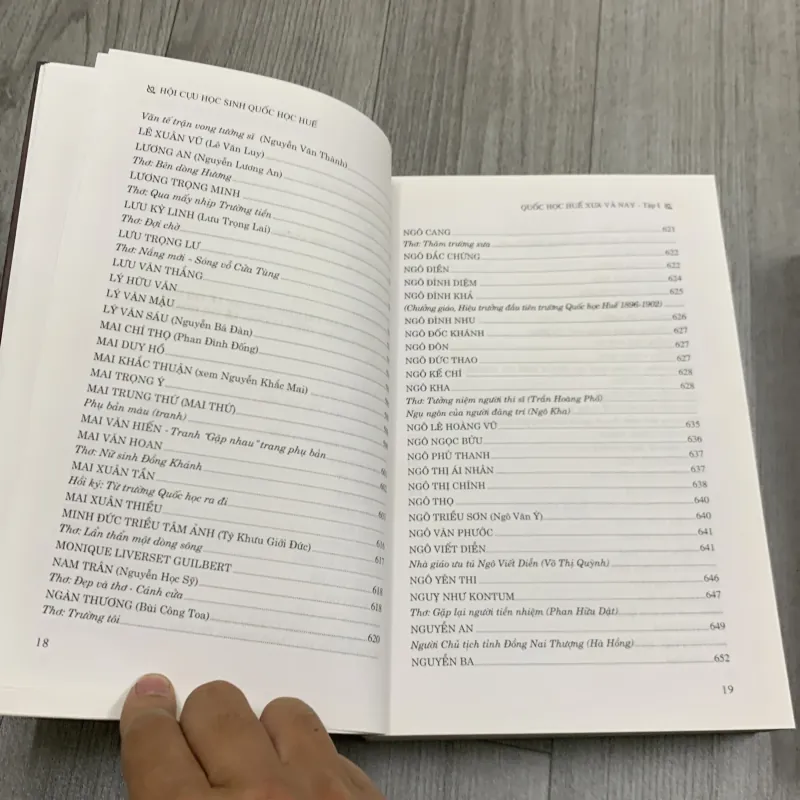 Quốc học huế xưa và nay. Full bộ 2 cuốn. 6b1 755766