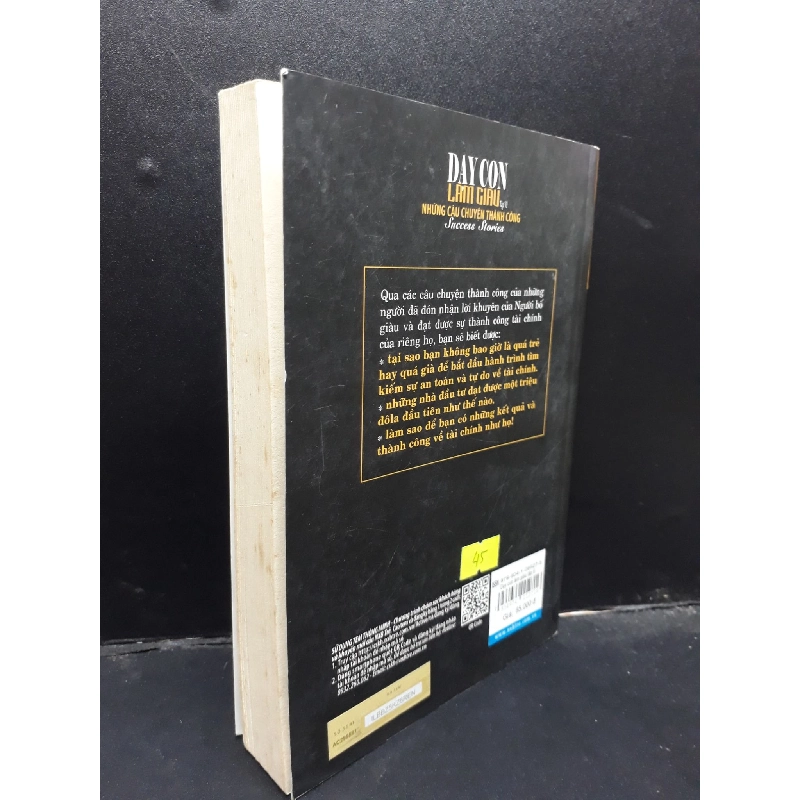 Dạy con làm giàu tập VI - Những câu chuyện thành công 2016 mới 70% ố vàng HCM1504 kỹ năng 914082
