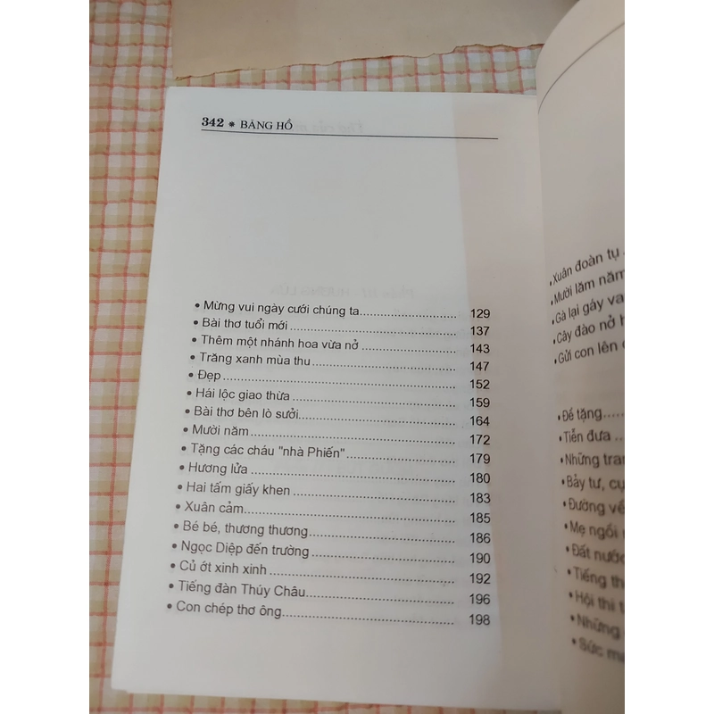 THƠ CỦA MỘT NGƯỜI - BĂNG HỒ 466185