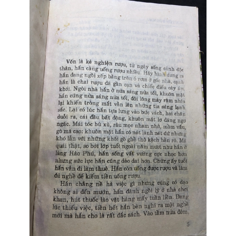 Chí phèo mất tích 1993 mới 50% ố vàng bìa và bụng xấu Nguyễn Đức Mậu HPB0906 SÁCH VĂN HỌC 352046