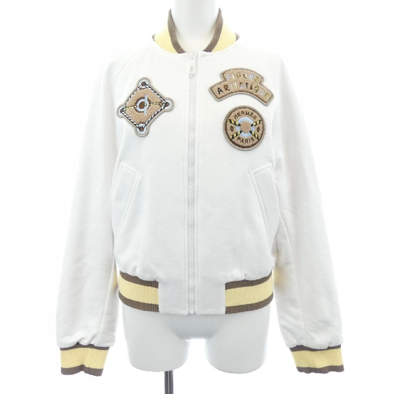 Áo khoác HERMES FIGURE ARTISTIQUE VARSITY EMBROIDE 3H4208DD - Hàng hiệu Authentic 810886
