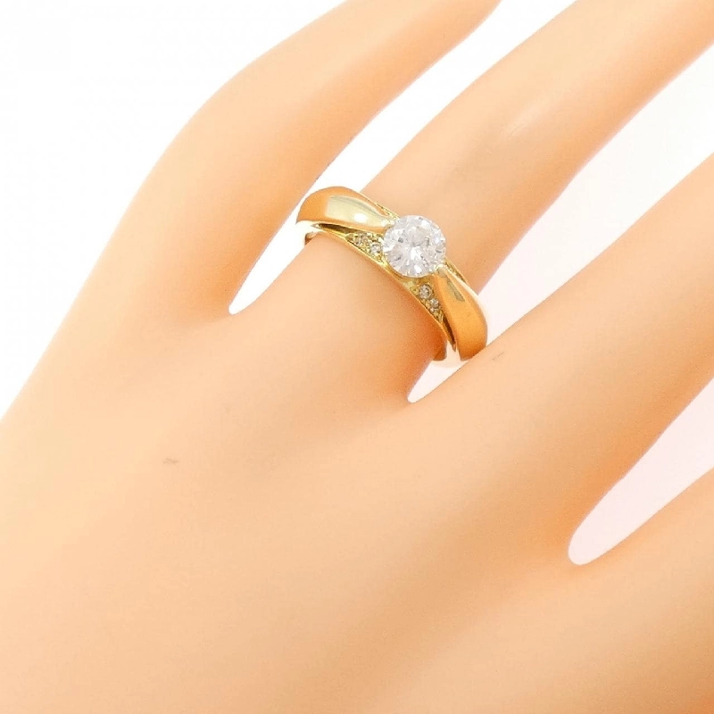 Nhẫn kim cương K18YG 0.57CT - Hàng hiệu Authentic 852156