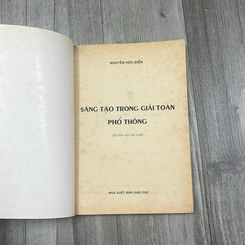 Sáng tạo trong giải toán phổ thông. 2a4 527870