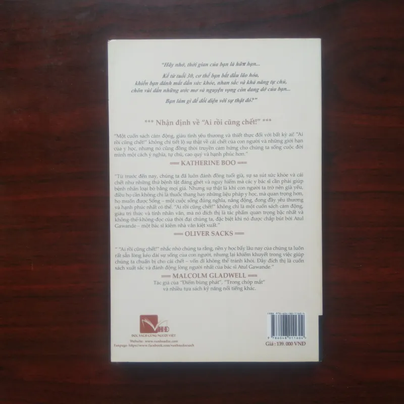 [Sách Tâm Lý] Ai Rồi Cũng Chết (Atul Gawande) 928893