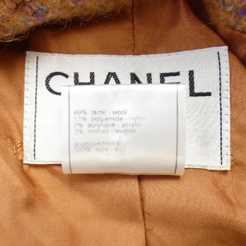 【Mã giảm giá】【Cổ điển】Áo khoác không cổ CHANEL 638212