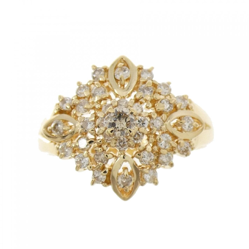 Nhẫn kim cương K18YG 0.30CT 670086