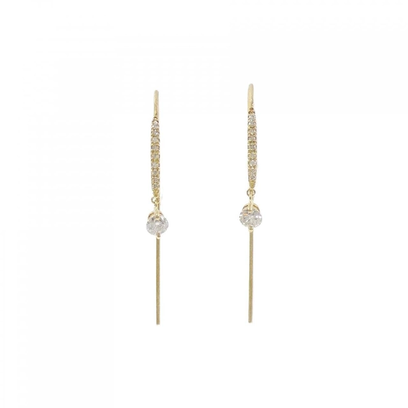 K18YG Bông tai kim cương 0.42CT - Hàng hiệu Chính hãng 871943