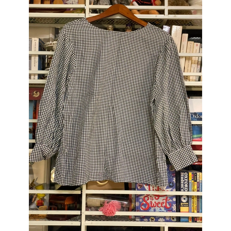 Áo tay dài gingham 531368