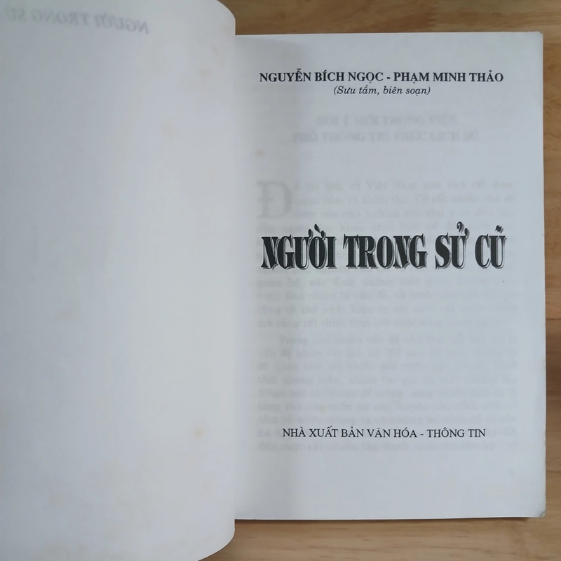 Người Trong Sử Cũ - Nguyễn Bích Ngọc, Phạm Minh Thảo sưu tầm & biên soạn 460878