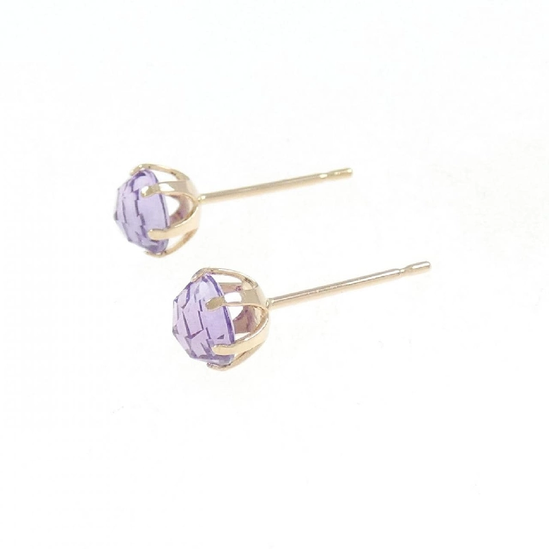 K18PG Amethyst Bông tai - Hàng hiệu Chính hãng 872832