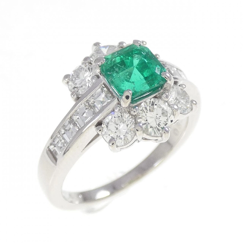 Nhẫn Emerald PT900 0.853CT - Hàng hiệu Chính hãng 853441