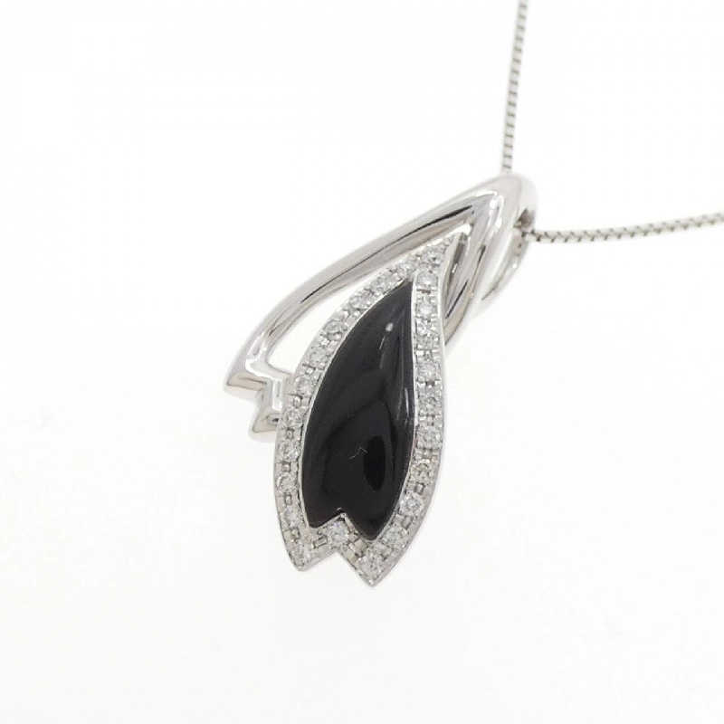 K18WG Onyx Necklace - Hàng hiệu Authentic 857643
