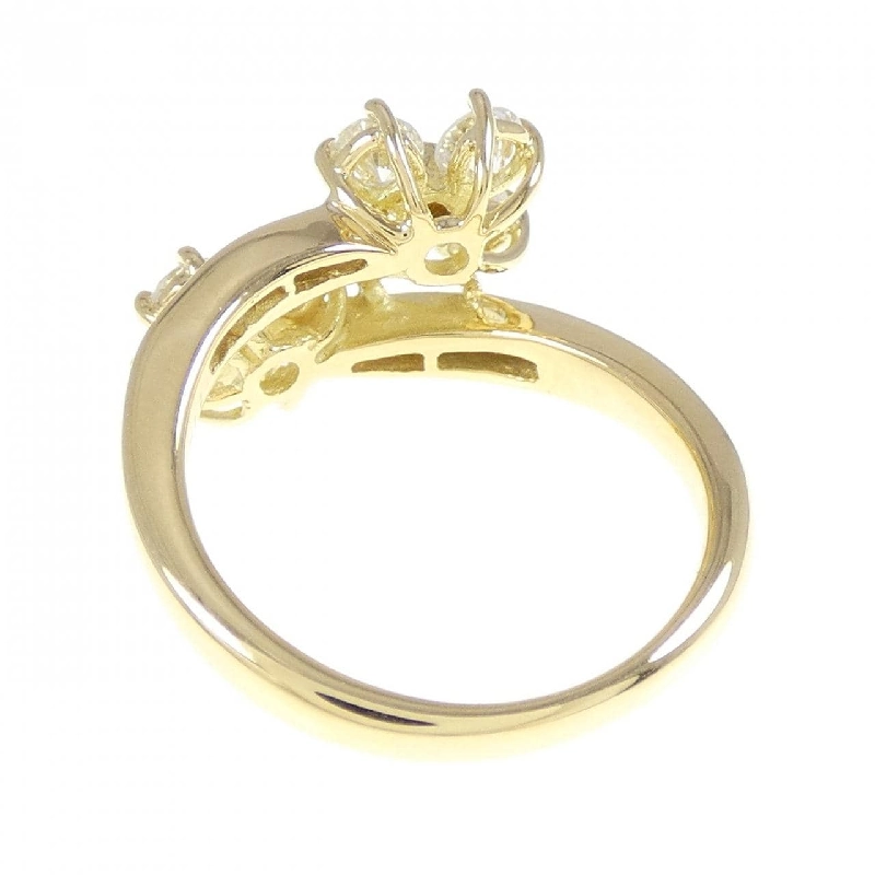 Nhẫn kim cương hoa K18YG 1.14CT 672276