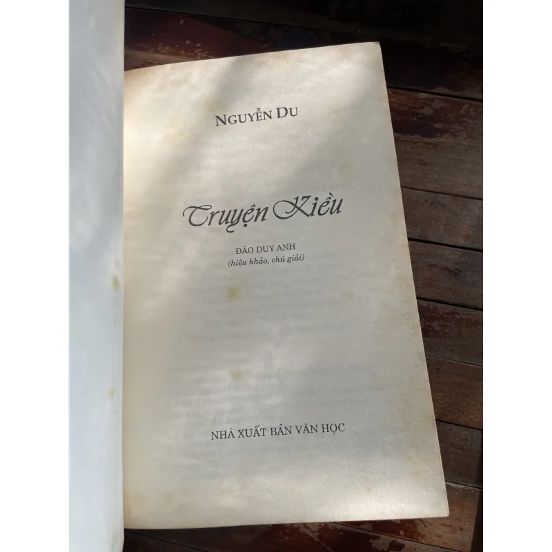 NGUYỄN DU- Truyện Kiều- ĐÀO DUY ANH (hiệu khảo, chú giải) 747848