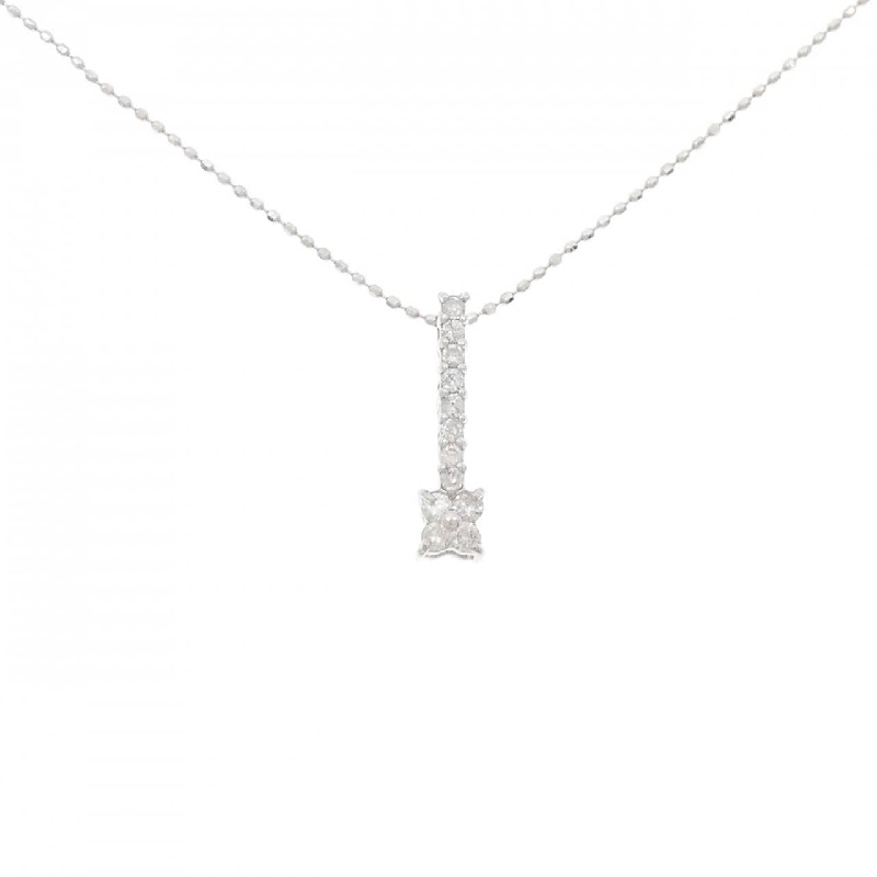 K18WG Dây chuyền kim cương 0.2CT - Hàng hiệu Chính hãng 860425