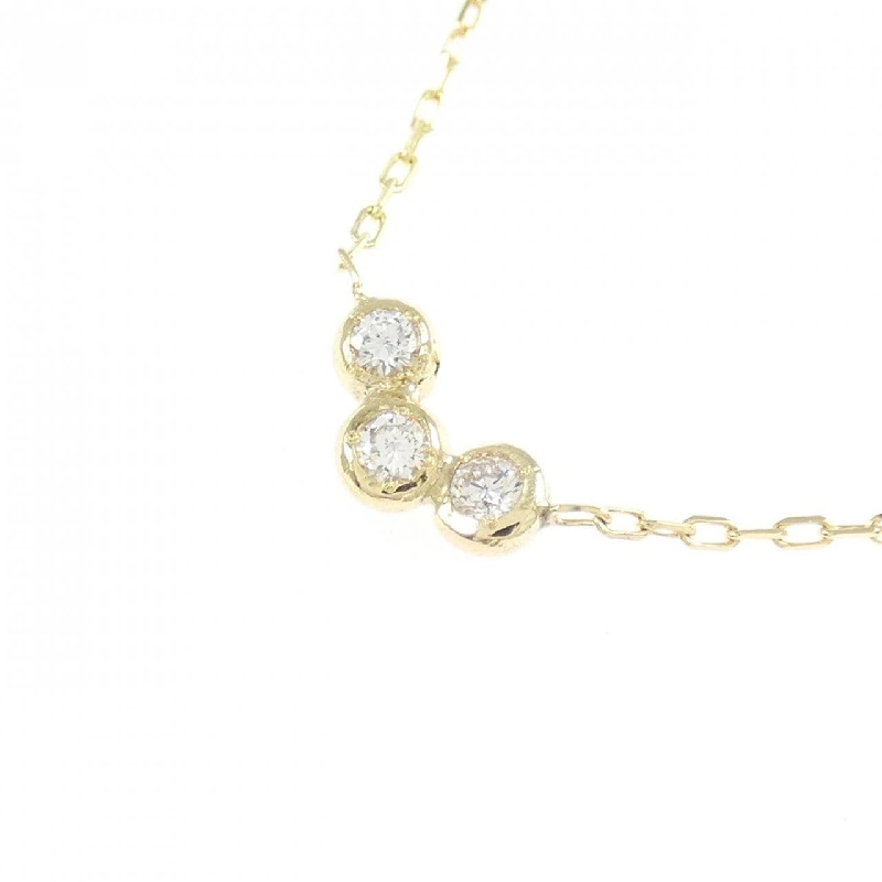 K18YG Dây chuyền kim cương - Hàng hiệu Chính hãng 861288