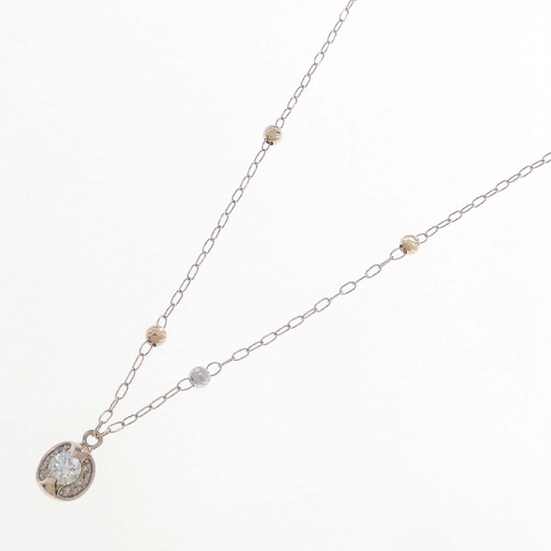 K10 Ba màu Kim cương Dây chuyền 0.10CT - Hàng hiệu Chính hãng 861481