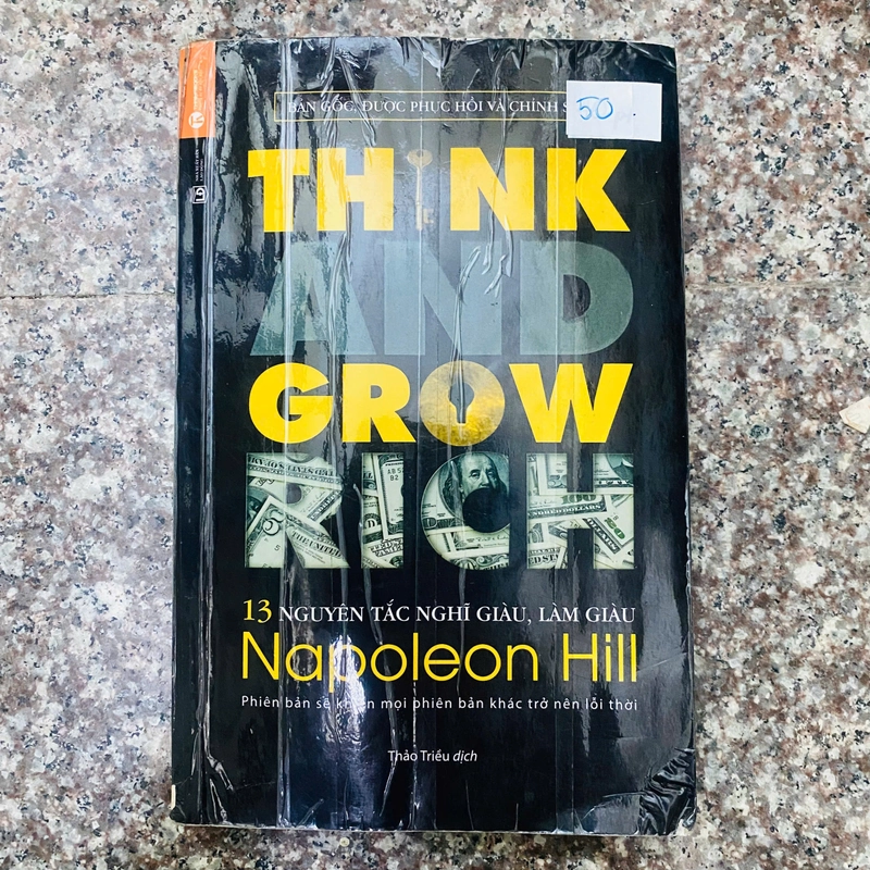 Sách Think And Grow Rich 13 nguyên tắc nghĩ giàu, làm giàu Napoleon Hill 361620