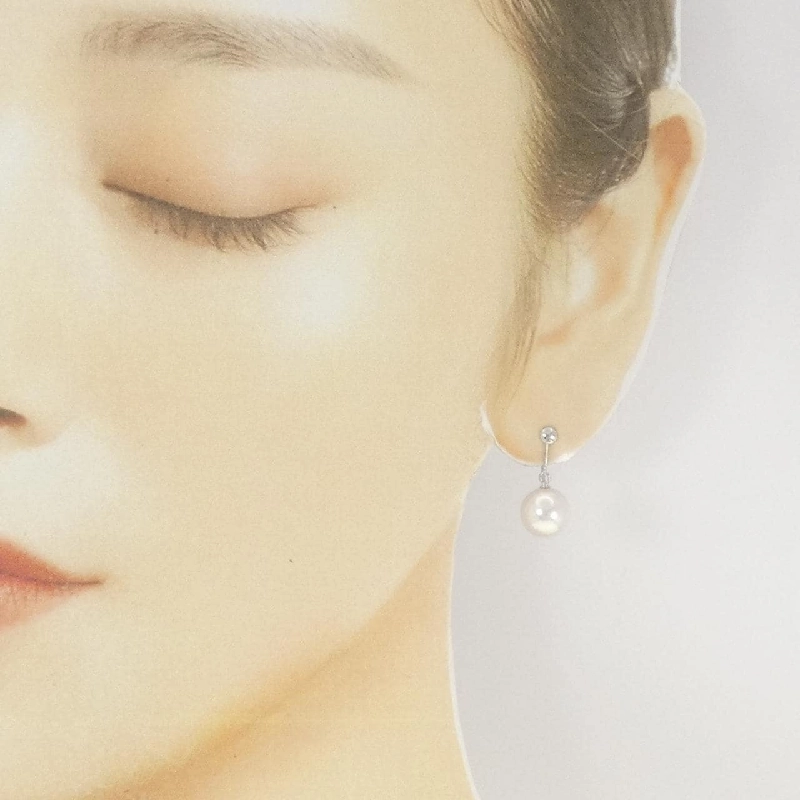 K14WG Bông tai ngọc trai Akoya 9mm - Hàng hiệu Chính hãng 870211