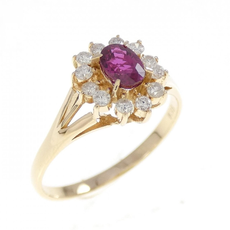 Nhẫn ruby K18YG 0.36CT 667020