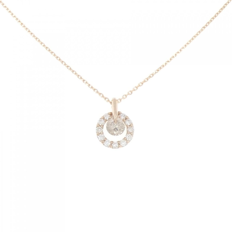 K18PG Dây chuyền kim cương 0.20CT - Hàng hiệu Chính hãng 862780