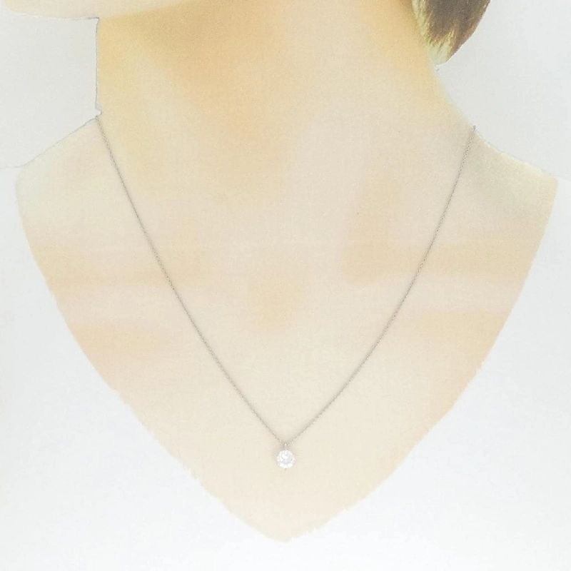 PT Dây chuyền kim cương 0.444CT F SI1 Tốt - Hàng hiệu Chính hãng 876061