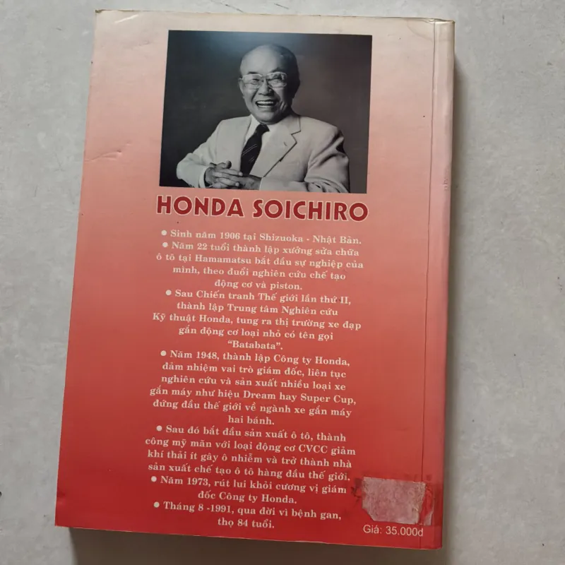 Bị giấc mơ thành sức mạnh đi tới - Honda Soichiro 797897