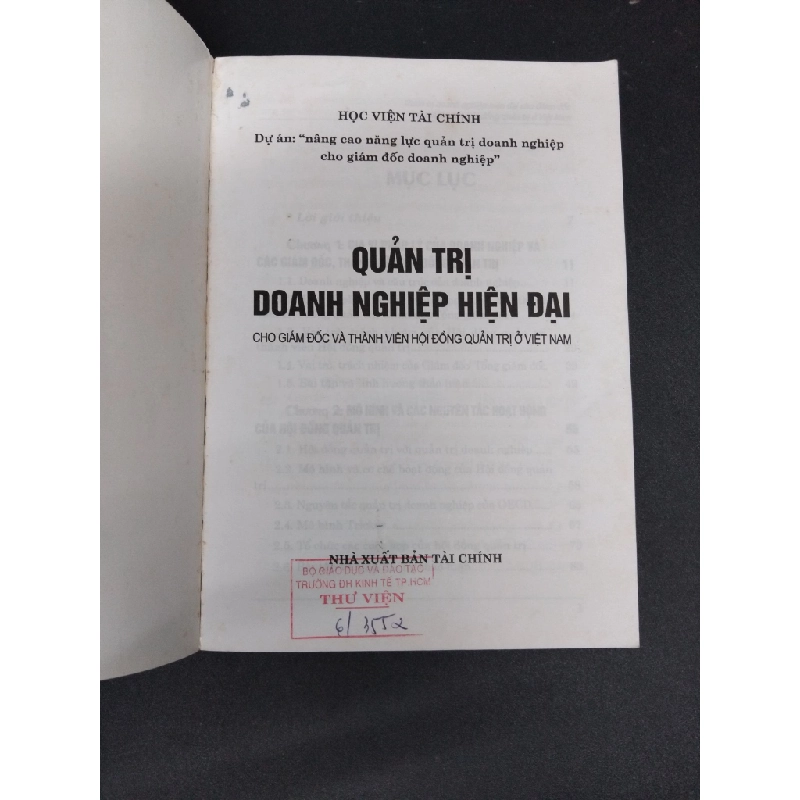 Quản trị doanh nghiệp hiện đại mới 80% ố có mộc trang đầu 2006 HCM1008 QUẢN TRỊ 199694