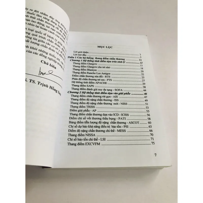 PHÂN LOẠI MỘT SỐ CHẤN THƯƠNG VÀ BỆNH LÝ 726520