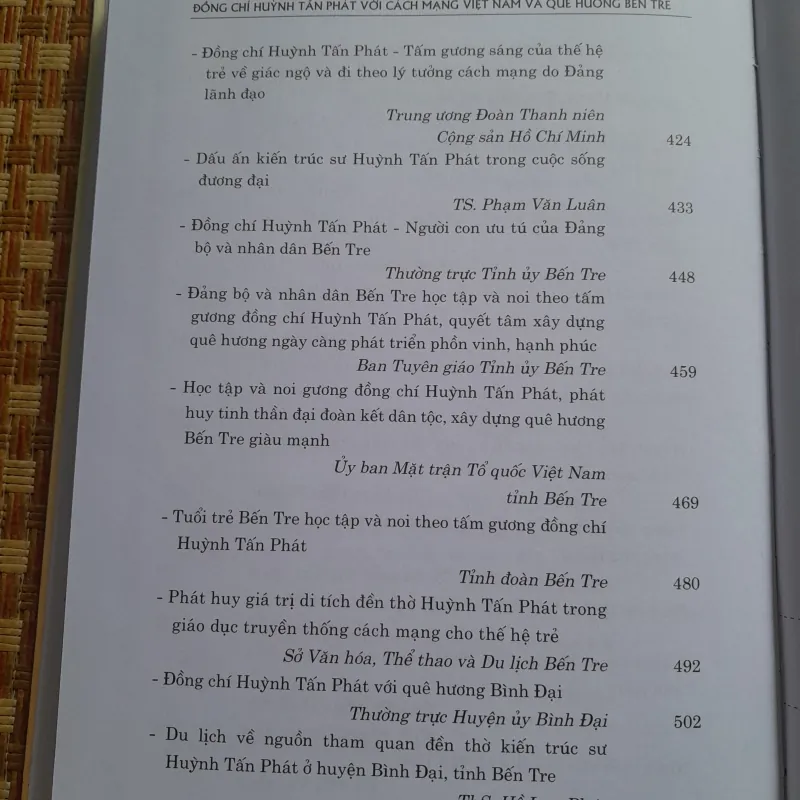 ĐỒNG CHÍ HUỲNH TẤN PHÁT VỚI CÁCH MẠNG VIỆT NAM... 761474