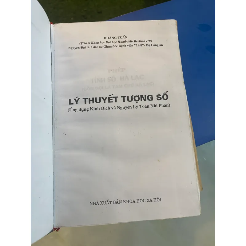 LÝ THUYẾT TƯỢNG SỐ - HOÀNG TUẤN  1004824