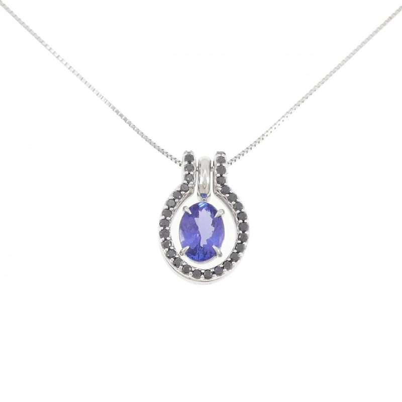 K18WG 2WAY Đá Tanzanite Dây Chuyền 2.00CT - Hàng hiệu Chính hãng 859807