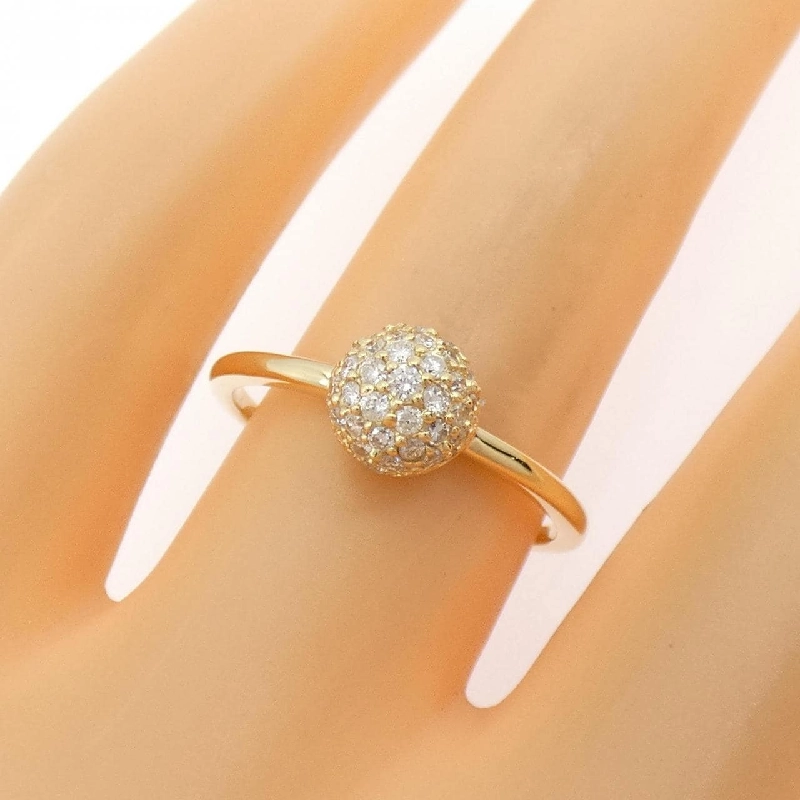 Nhẫn kim cương Pavé K18YG 0.30CT - Hàng hiệu Chính hãng 851077