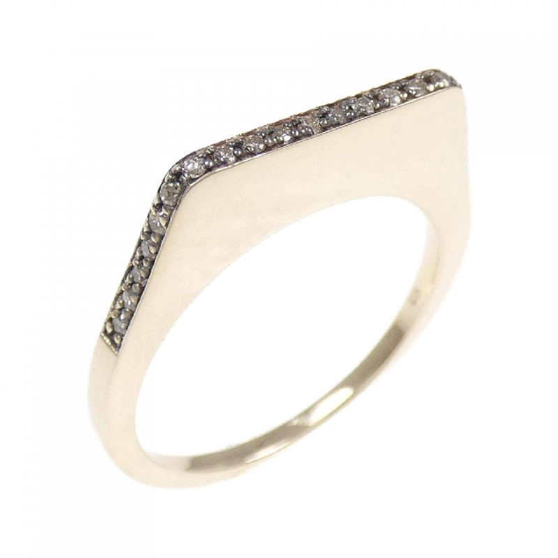 Nhẫn kim cương K10YG/K10BG 0.11CT 673266