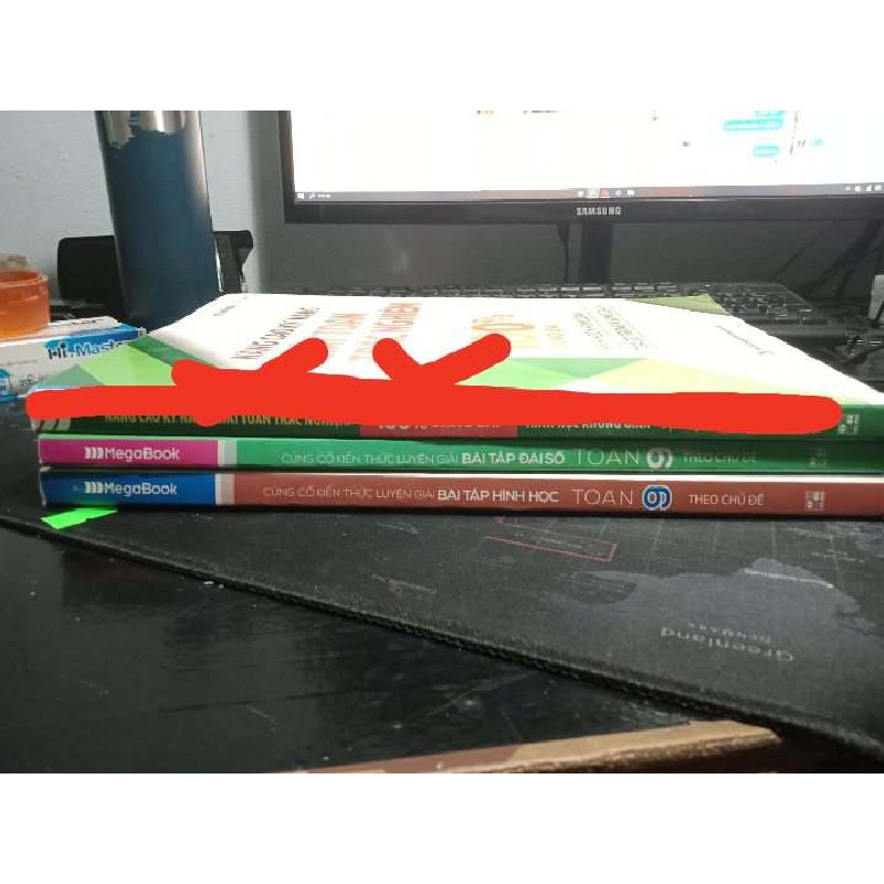 2 Quyển sách megabook củng cố kiến thức luyện giải bài tập đại số và hình học 9697