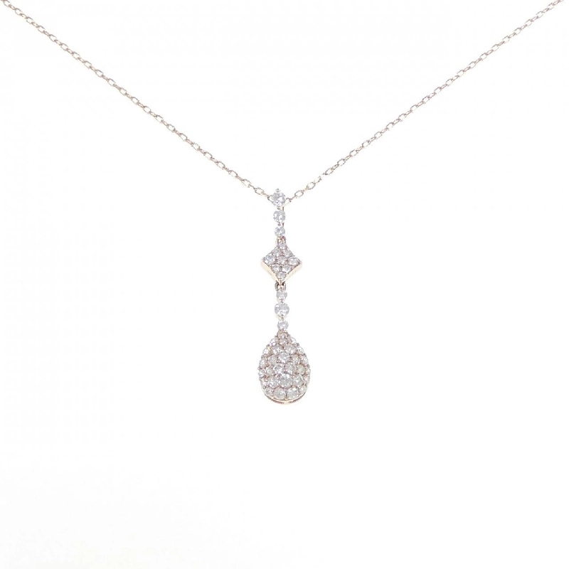 K18PG Dây chuyền kim cương 0.80CT - Hàng hiệu Chính hãng 846396