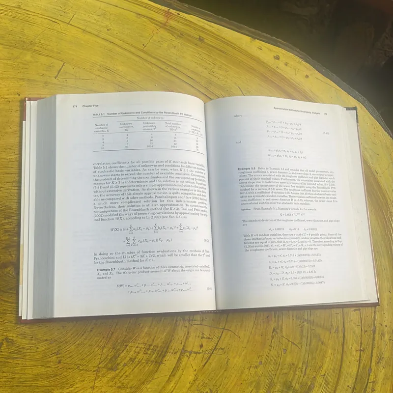 HYDROSYSTEMS ENGINEERING UNCERTAINTY ANALYSIS  699420