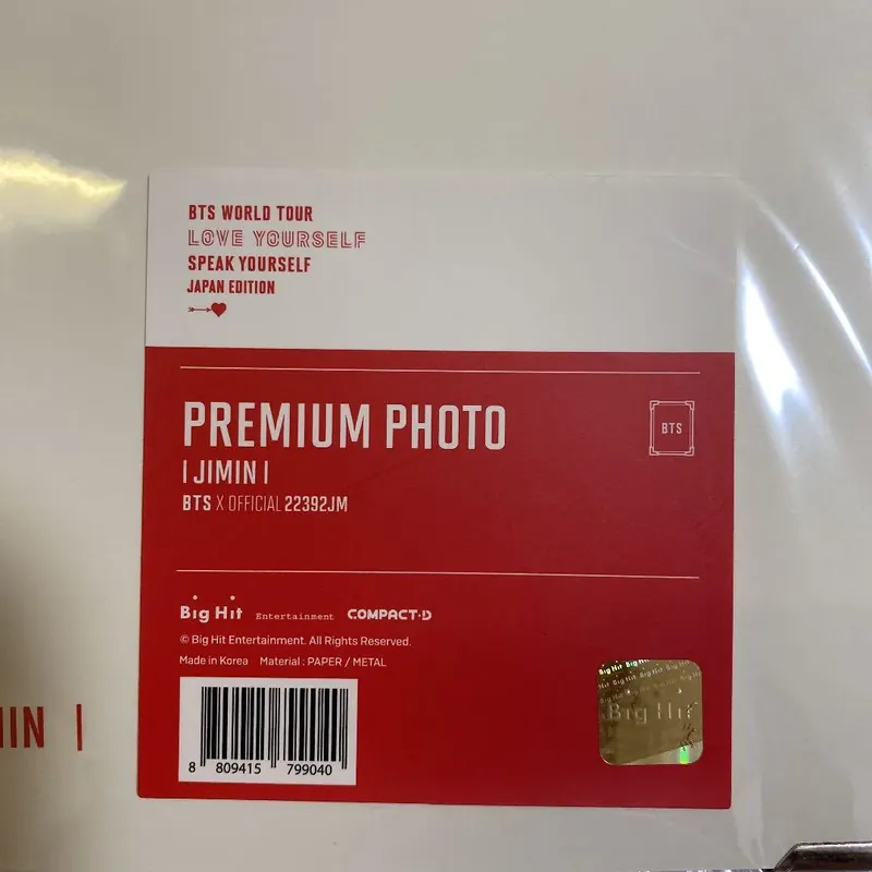 BTS Jimin Premium Photo Love Yourself Speak Yourself The Final 592802
