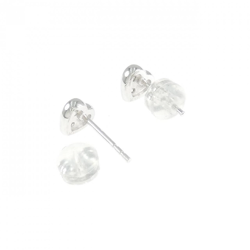 K18WG Bông tai kim cương hình trái tim 0.14CT - Hàng hiệu Chính hãng 865053