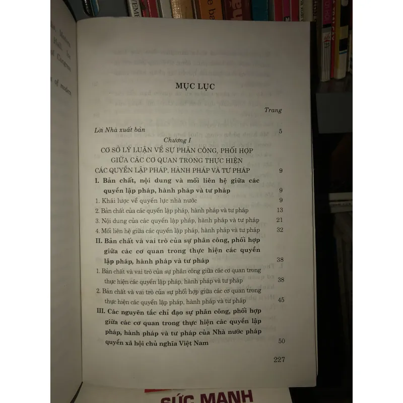 Phân công phối hợp giữa các cơ quan trong thực hiện các quyền lập pháp hành pháp, tư pháp 696794