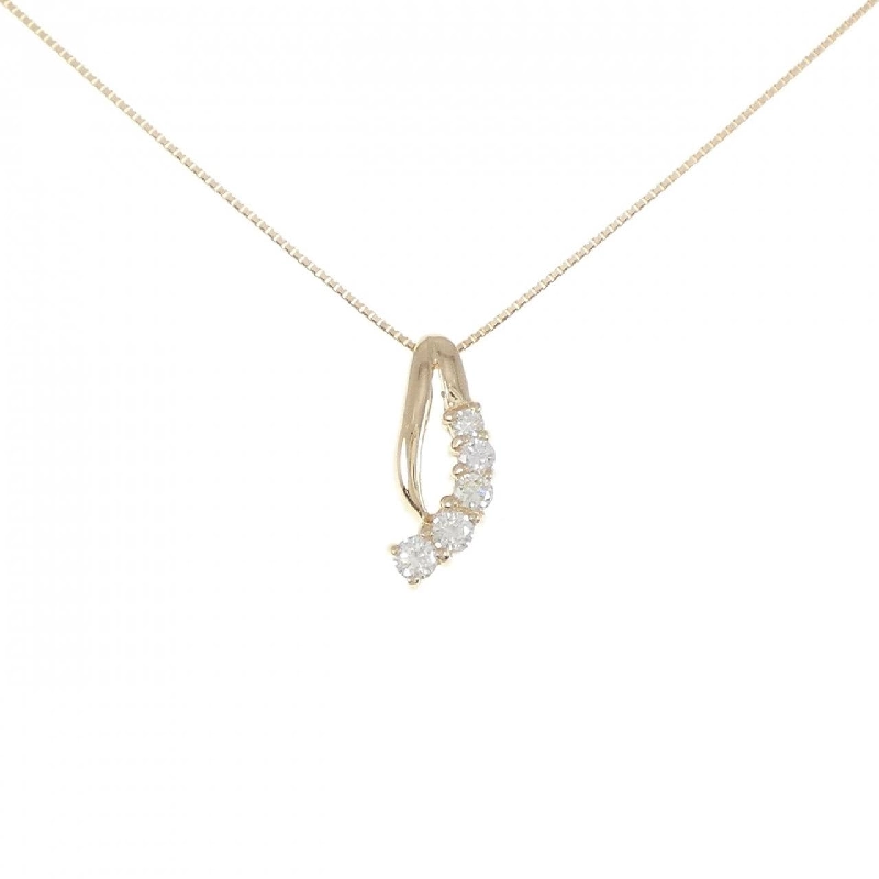 K18YG Dây chuyền kim cương 0.39CT - Hàng hiệu Chính hãng 868845