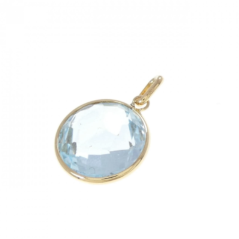 K18YG Blue Topaz Pendant - Hàng hiệu Authentic 864664