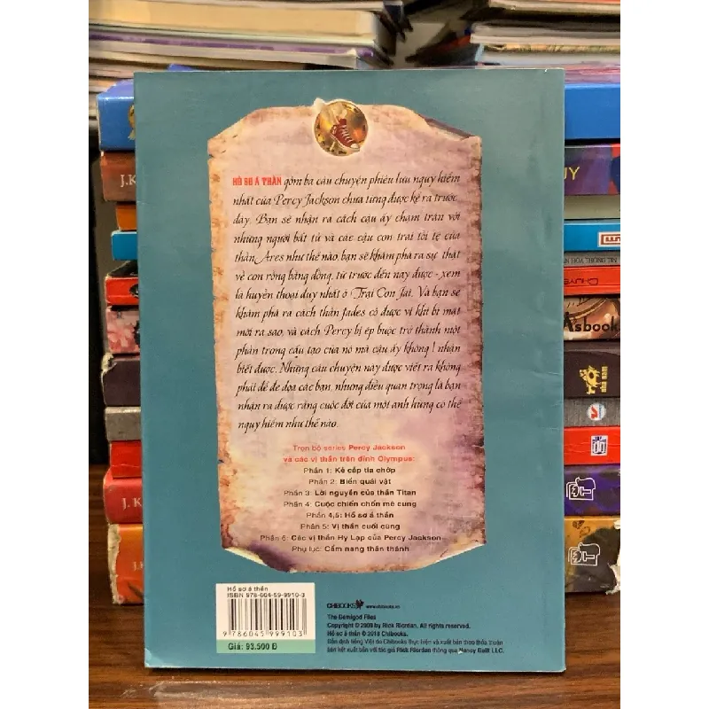 Percy Jackson và Các Vị Thần Trên Đỉnh Olympus: Hồ Sơ Á Thần – Rick Riordan 571253