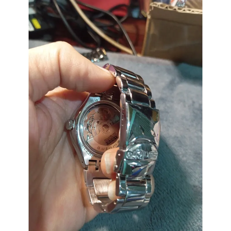 Đồng hồ nam swatch swiss ảutomatic chuẩn hãng thụy sĩ 754994