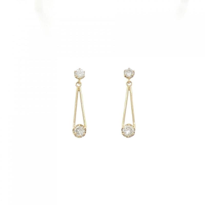 K18YG Bông tai kim cương 0.50CT - Hàng hiệu Chính hãng 870341