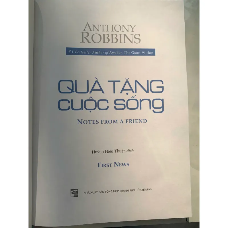 QUÀ TẶNG CUỘC SỐNG (BÌA CỨNG) - HUỲNH HIẾU THUẬN dịch 1022280